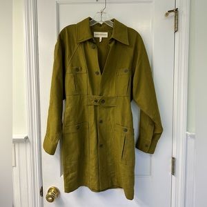 Mara Hoffman Ino Dress olive green dress size 0 never worn